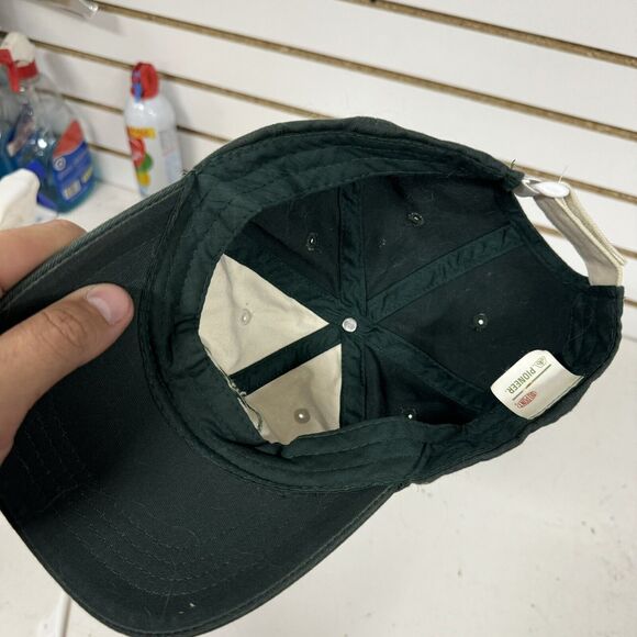 Pioneer Seed Hat White Green DuPont Cap Adjustable Strap Farming Feed Corn Ag - Picture 2 of 3